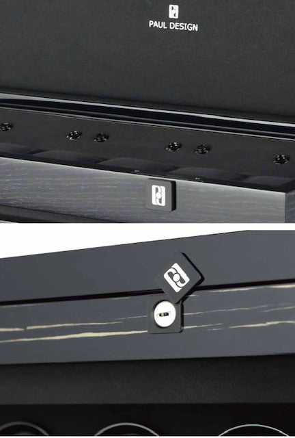 Paul Design - Modèle Gentleman 4+6 remontoir pour 4 montres et compartiment pour 6 montres