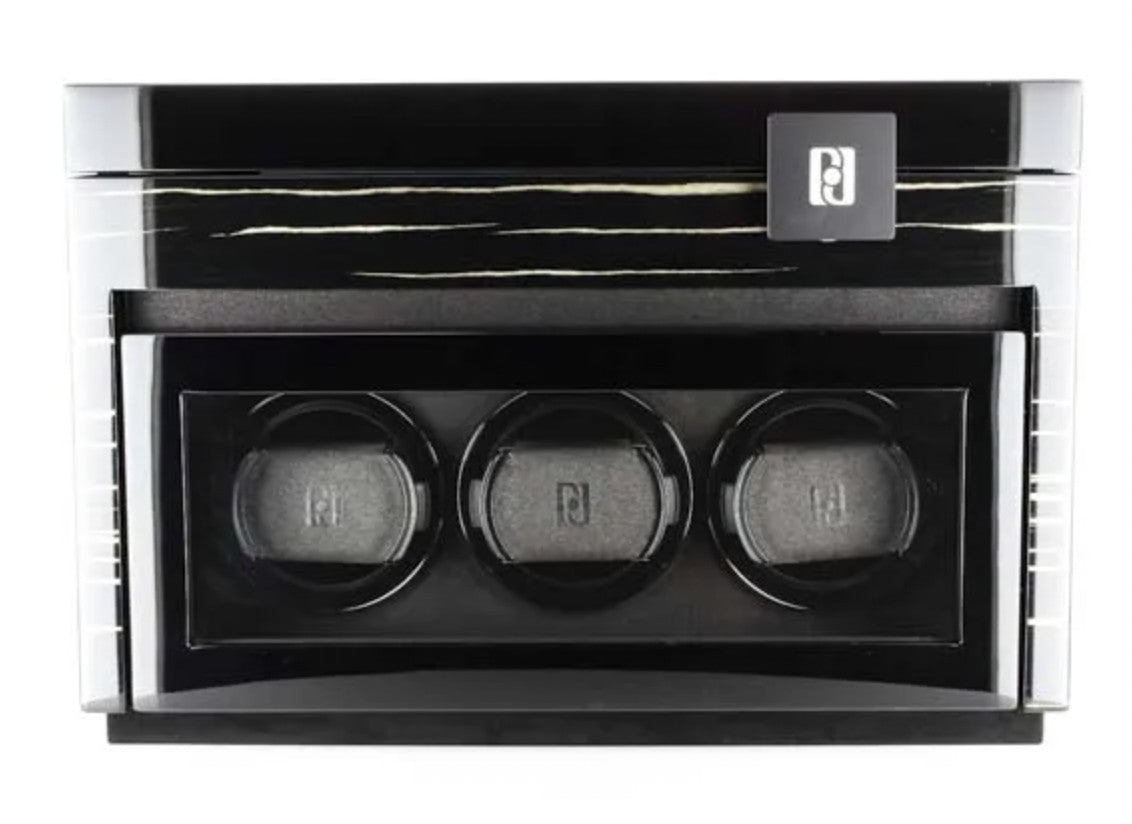 Paul Design - Modèle Gentleman 3+5 remontoir plus compartiment pour 5 montres.