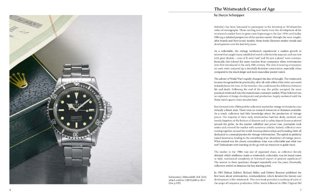 Investing in wristwatches: Rolex