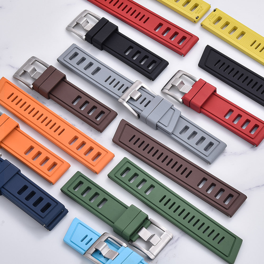 Bracelet Isofrane en caoutchouc - Orange