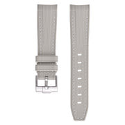 Bracelet caoutchouc texturé pour Omega MoonSwatch -  - Beige
