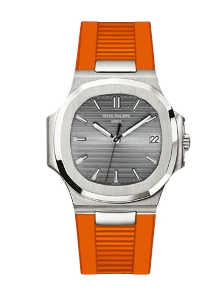 Bracelet RubberB PK77 pour Patek Philippe Nautilus Orange