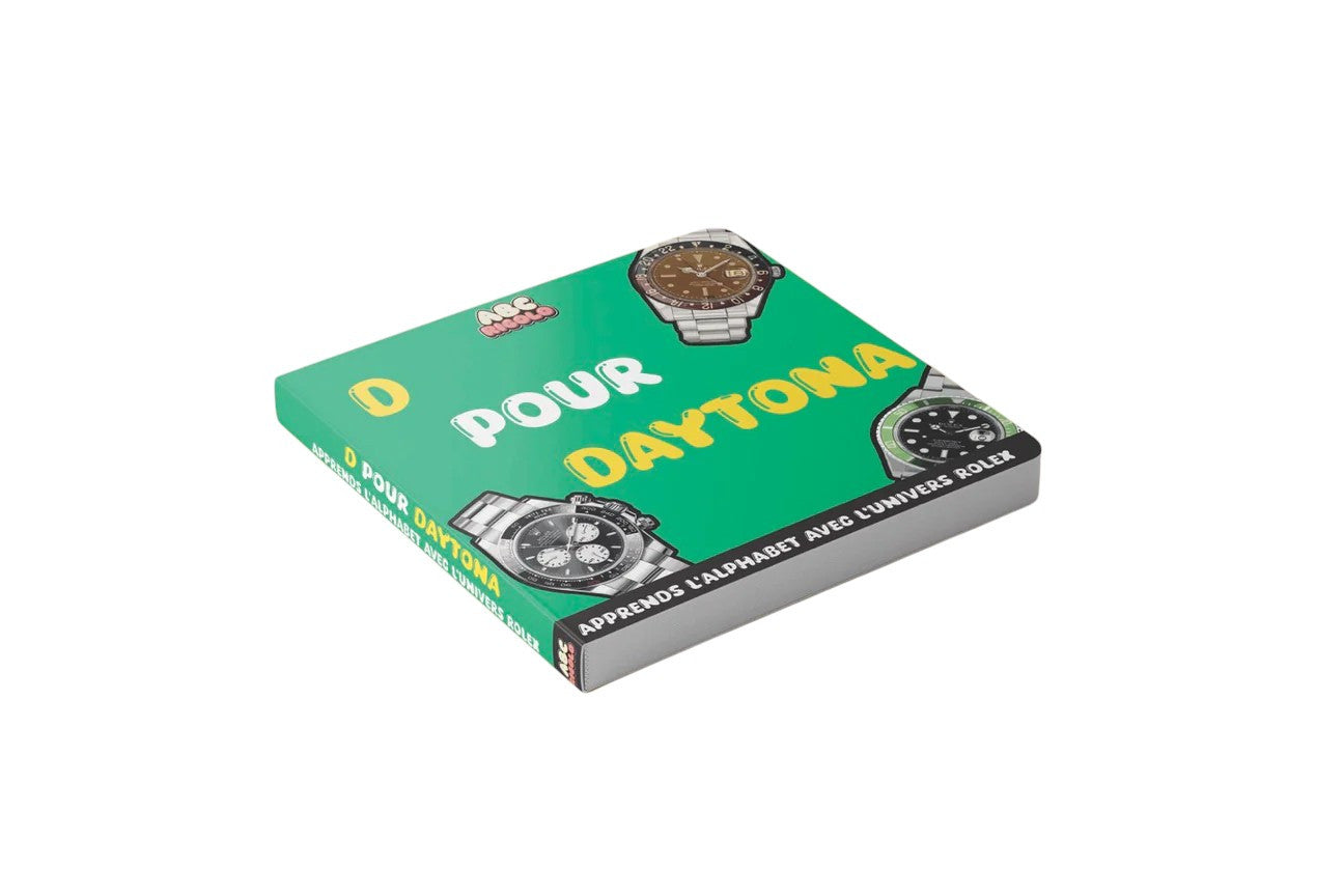 D pour Daytona - Apprends l'alphabet avec l'univers Rolex