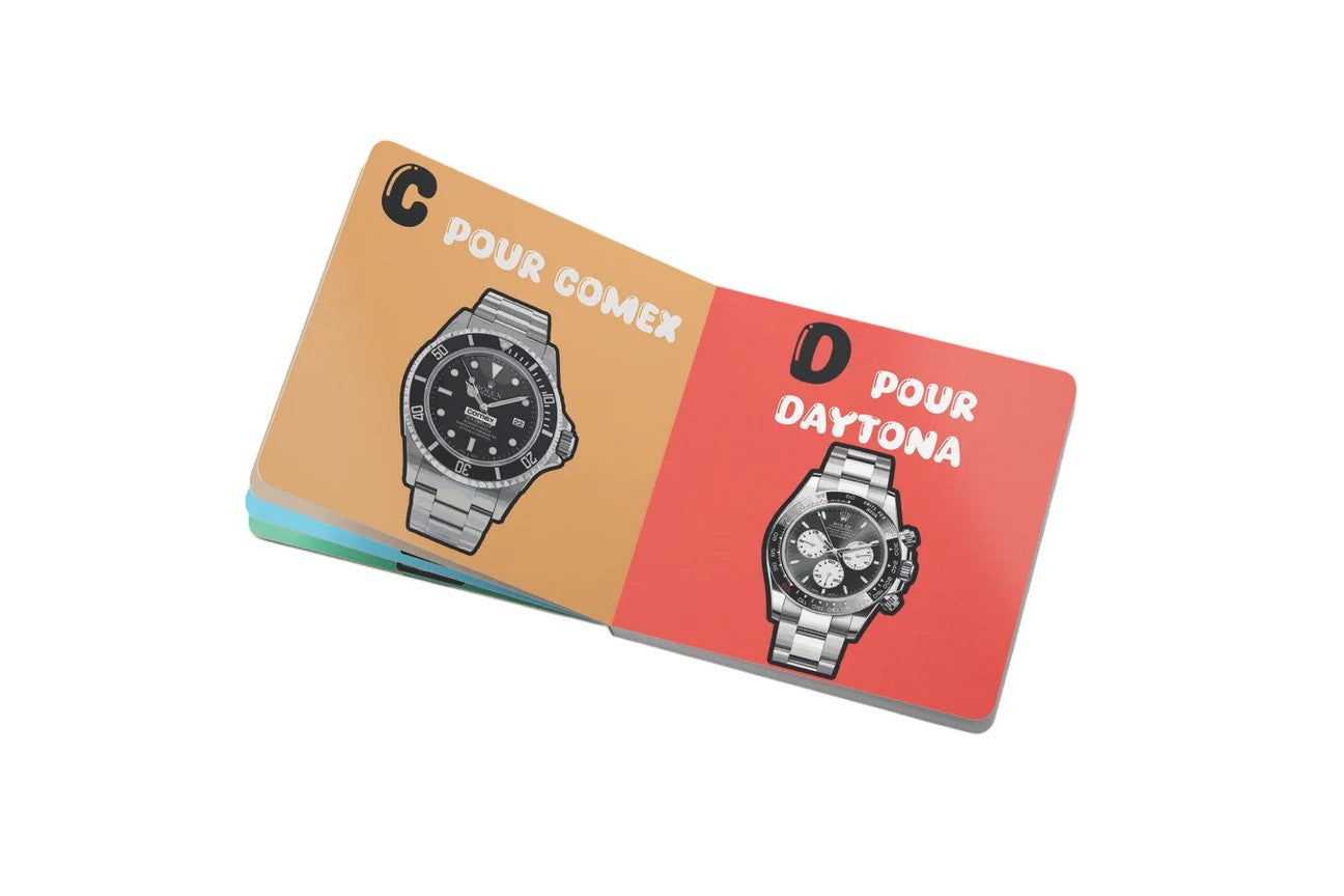 D pour Daytona - Apprends l'alphabet avec l'univers Rolex