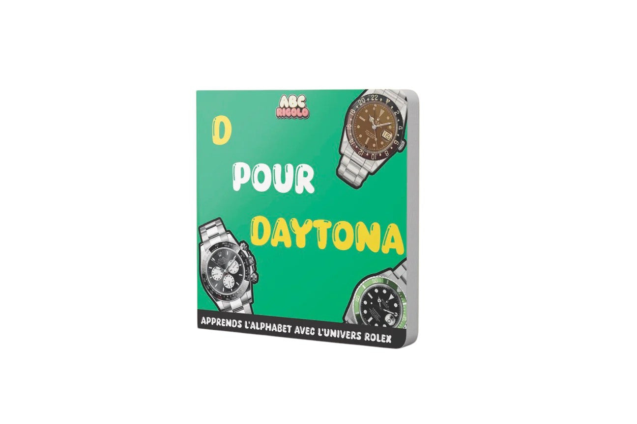 D pour Daytona - Apprends l'alphabet avec l'univers Rolex