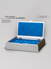 Coffret montres Aubliq 10/12 en aluminium et cuir