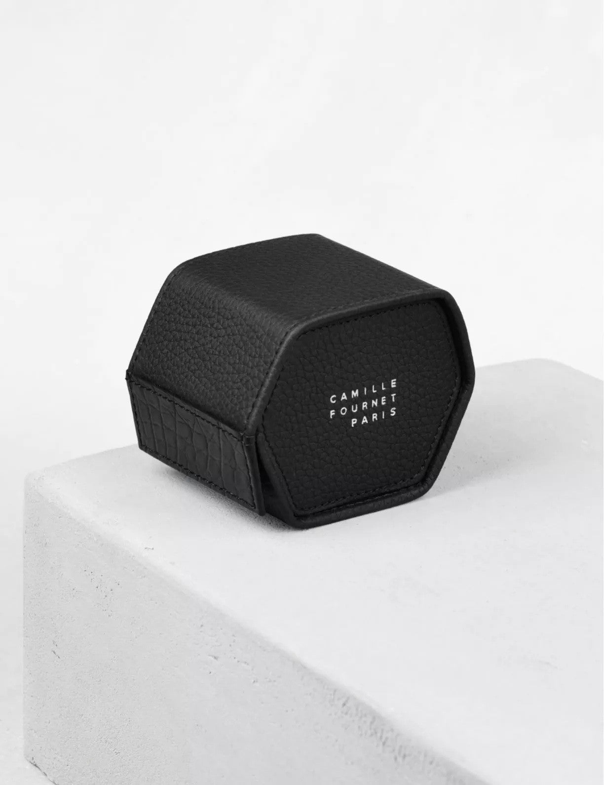 Camille Fournet 34.33 - Petit étui pour une montre en taurillon & alligator