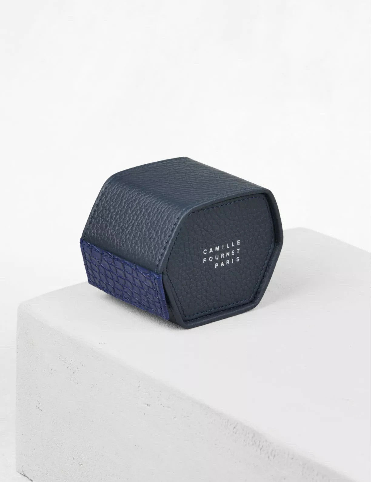 Camille Fournet 34.33 - Petit étui pour une montre en taurillon & alligator