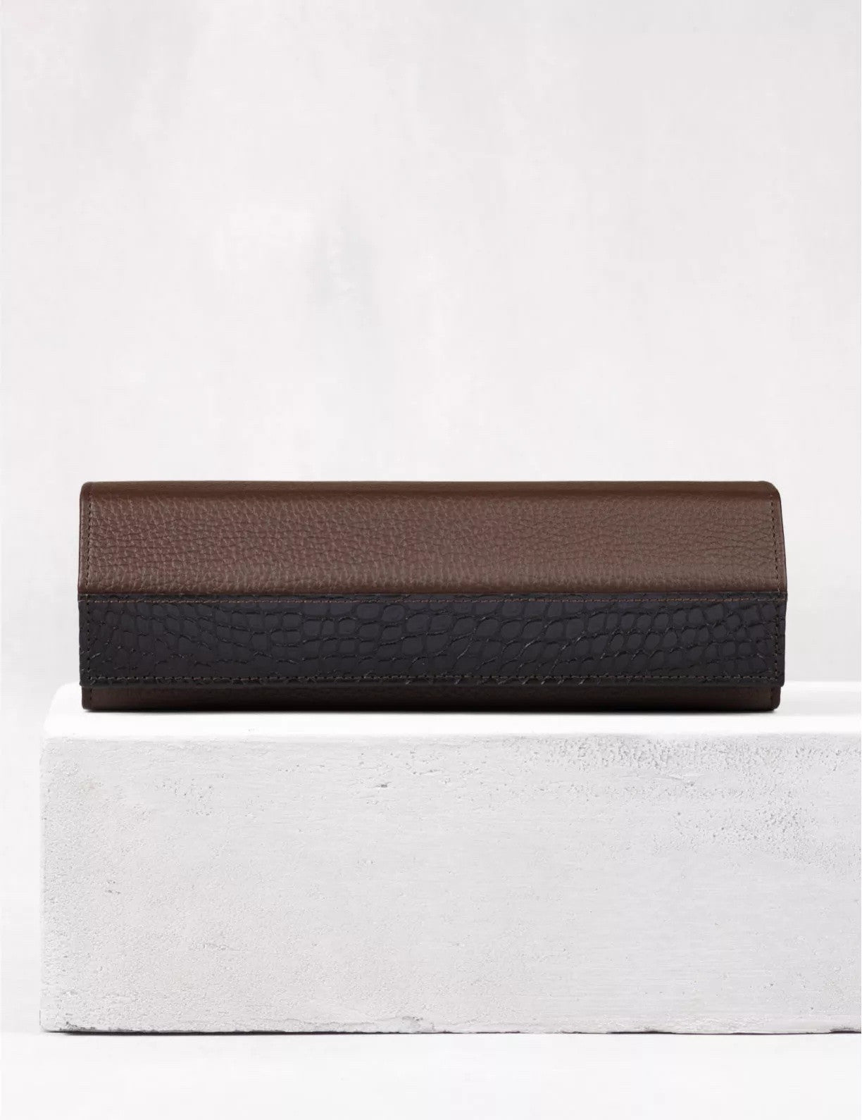 Camille Fournet 34.33 - Etui pour trois montres en taurillon & alligator