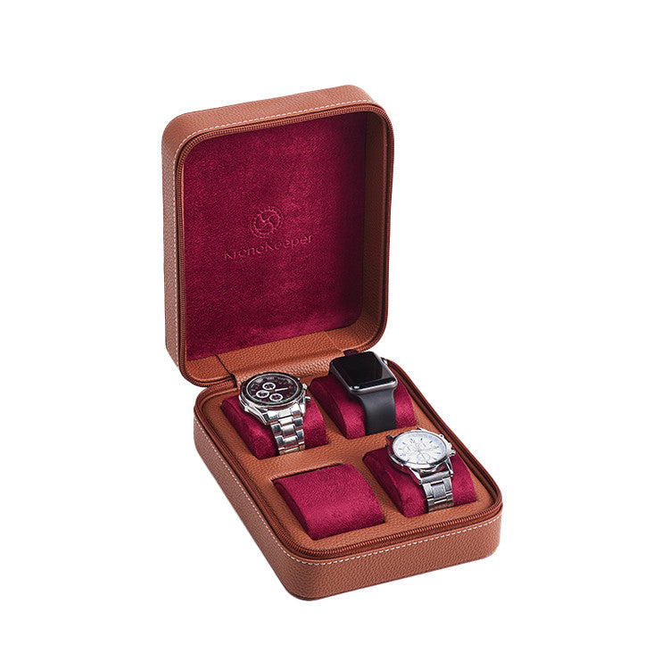 KronoKeeper - Tiboulen: Ecrin de voyages pour 4 montres