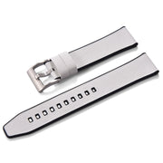 Bracelet KronoKeeper caoutchouc FKM double couche - Blanc