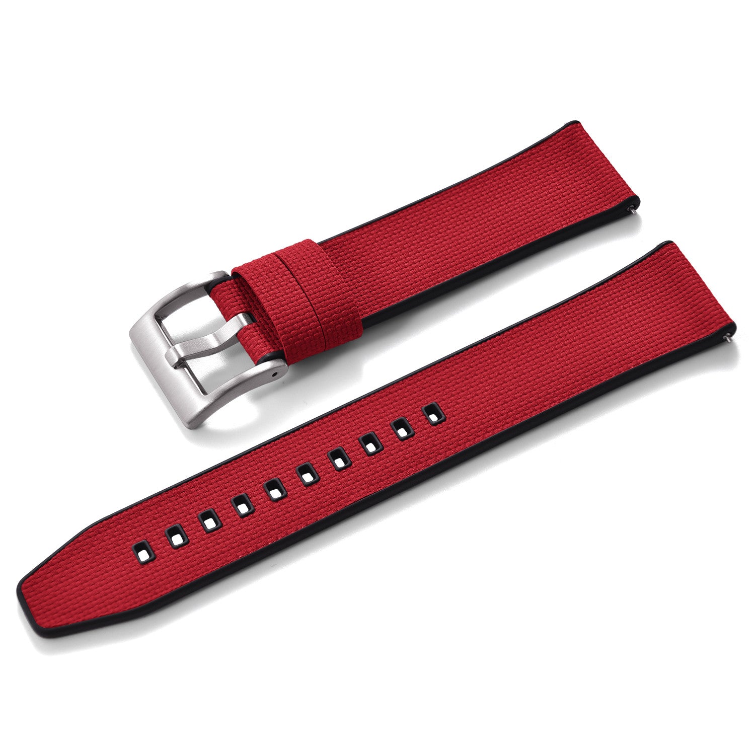 KronoKeeper rubber strap FKM double layer - Red
