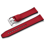 Bracelet KronoKeeper caoutchouc FKM double couche - Rouge