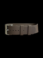 NATO strap KronoKeeper in FKM Rubber - Brown
