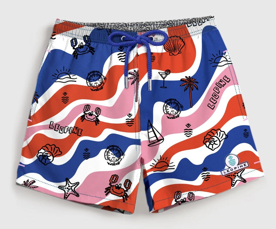 Leopine Summer Waves Swim Shorts