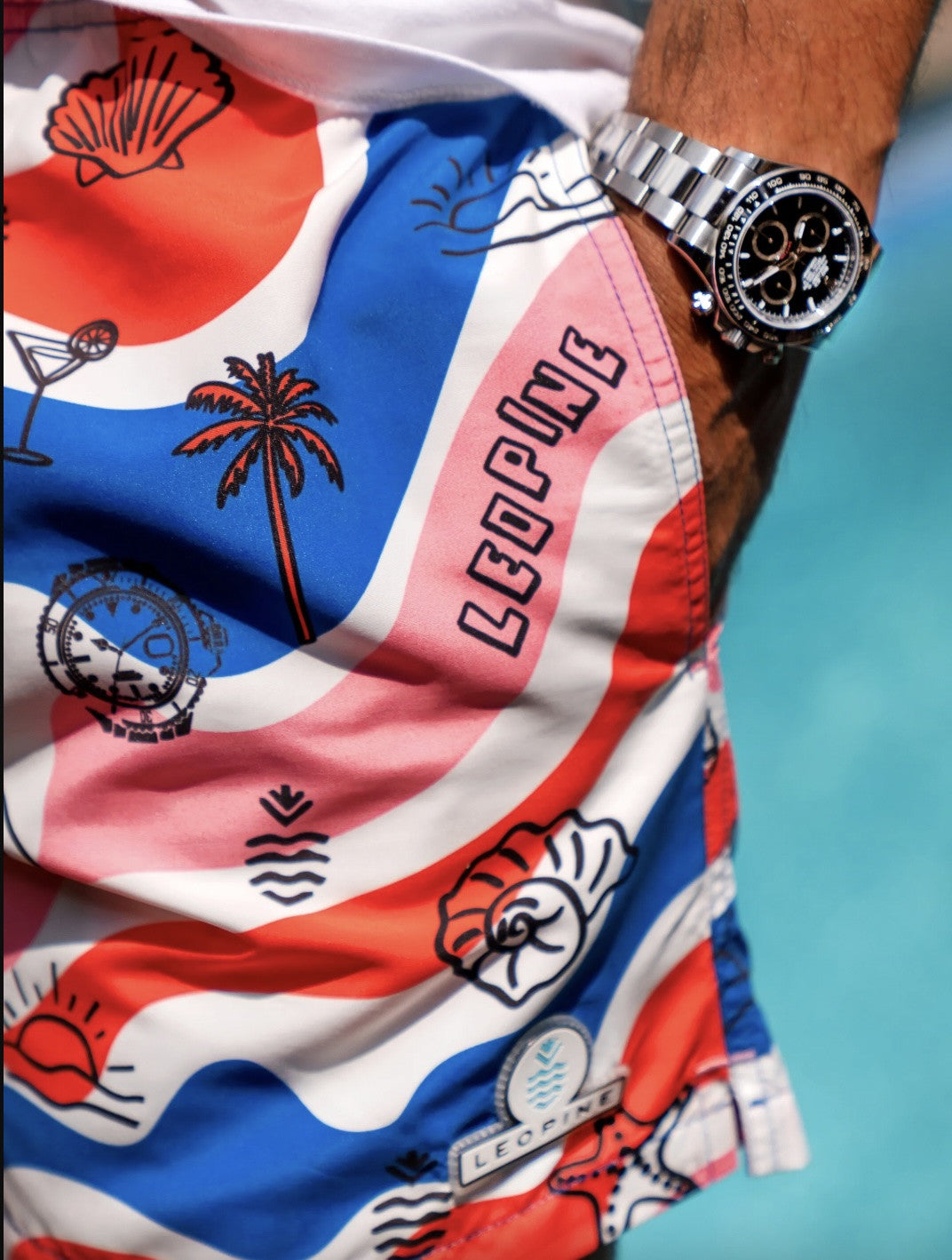 Leopine Summer Waves Swim Shorts