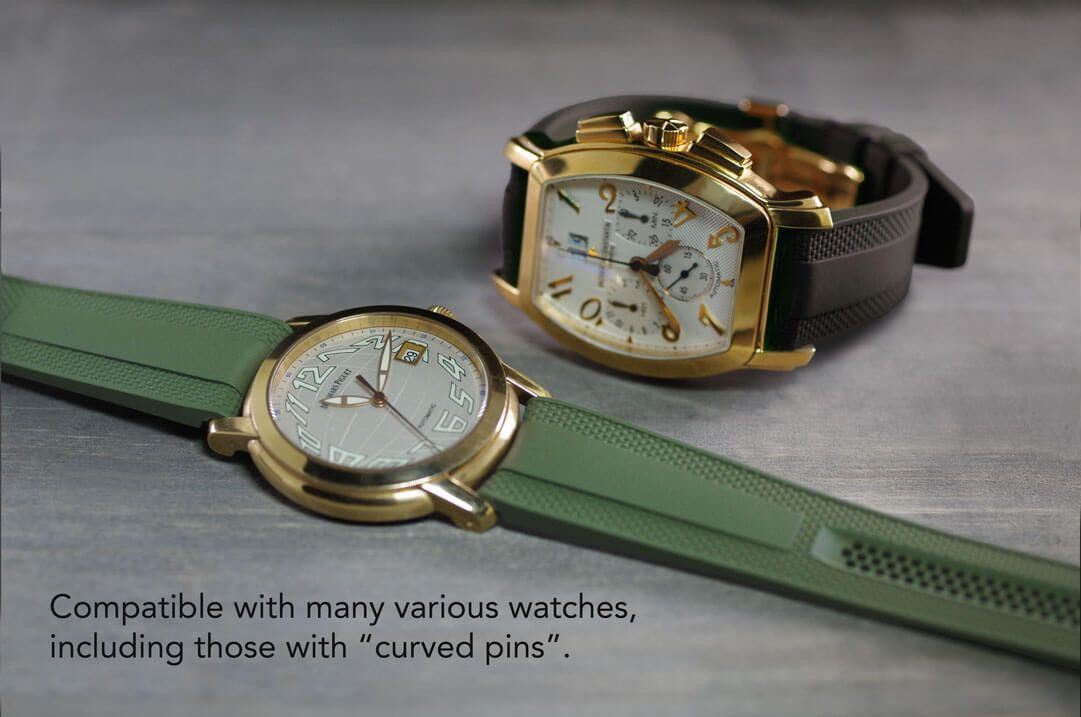 Bracelet Rubber B Dream Strap - Espresso Brown