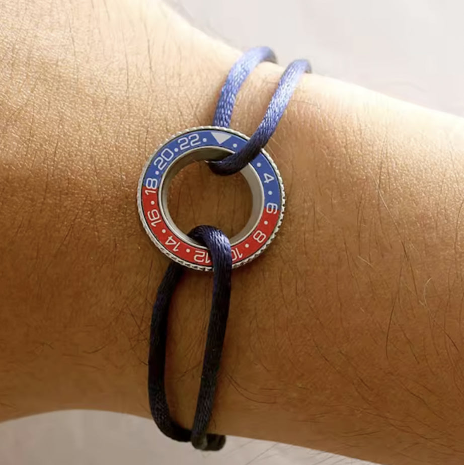 Bracelet lunette GMT