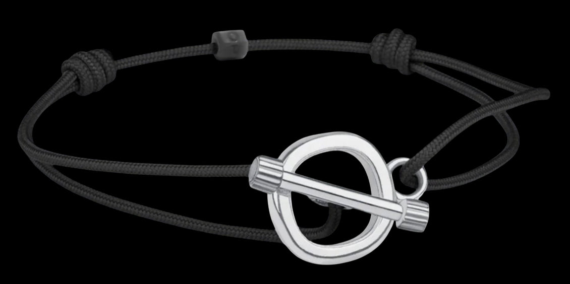 Leopine Bracelet Series 1:1976. Rhodium Plated Silver