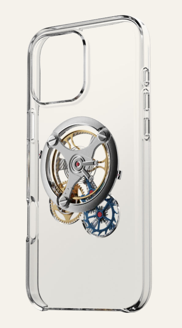 Chronomade - coque de téléphone haut de gamme avec mouvement horloger