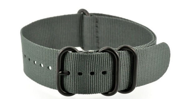 Bracelet nylon NATO ZULU EXTREME PVD gris