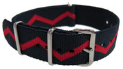 Bracelet nylon NATO Zig Zag