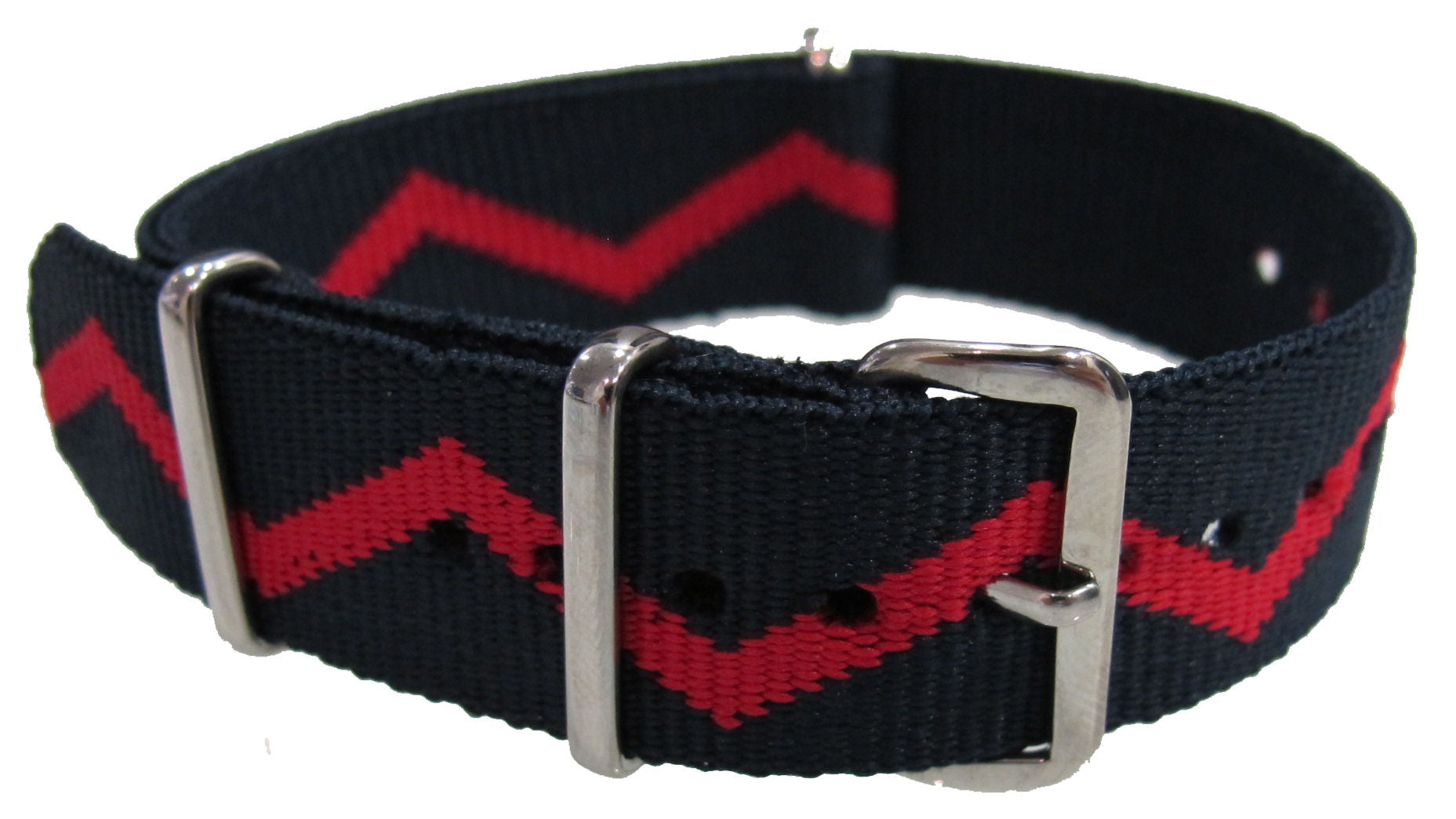 Bracelet nylon NATO Zig Zag