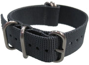 Bracelet NATO Zulu Extreme nylon gris - vue principale