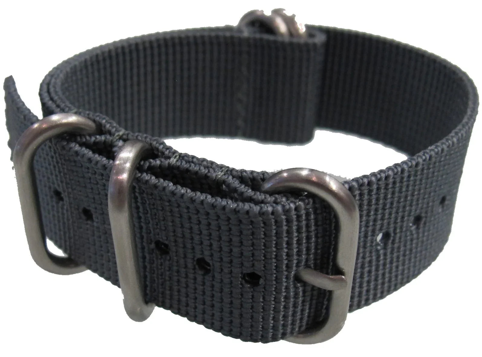 Bracelet NATO Zulu Extreme nylon gris - vue principale