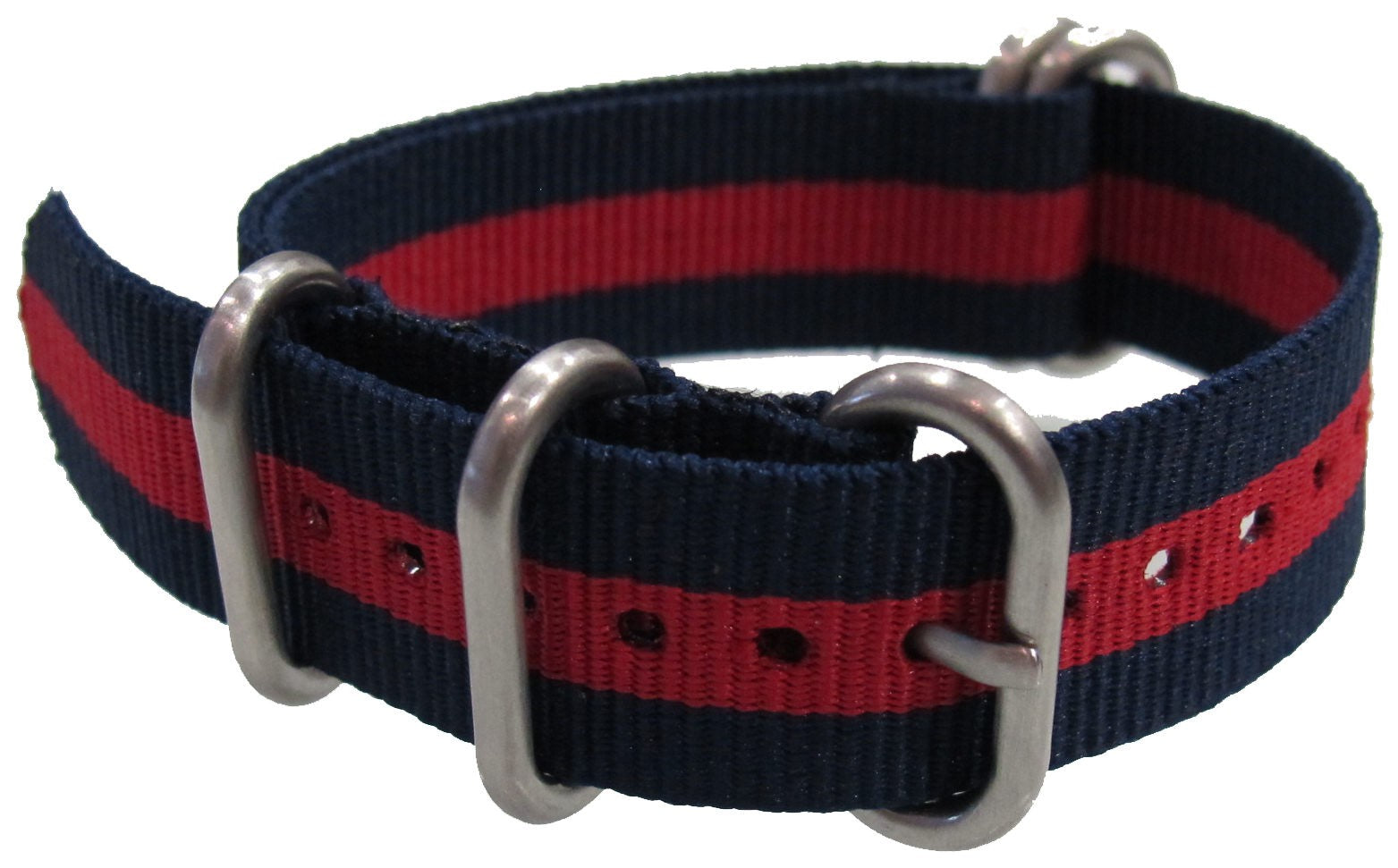 Bracelet nylon NATO ZULU EXTREME Bleu/Rouge