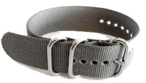 Bracelet nylon NATO ZULU Gris