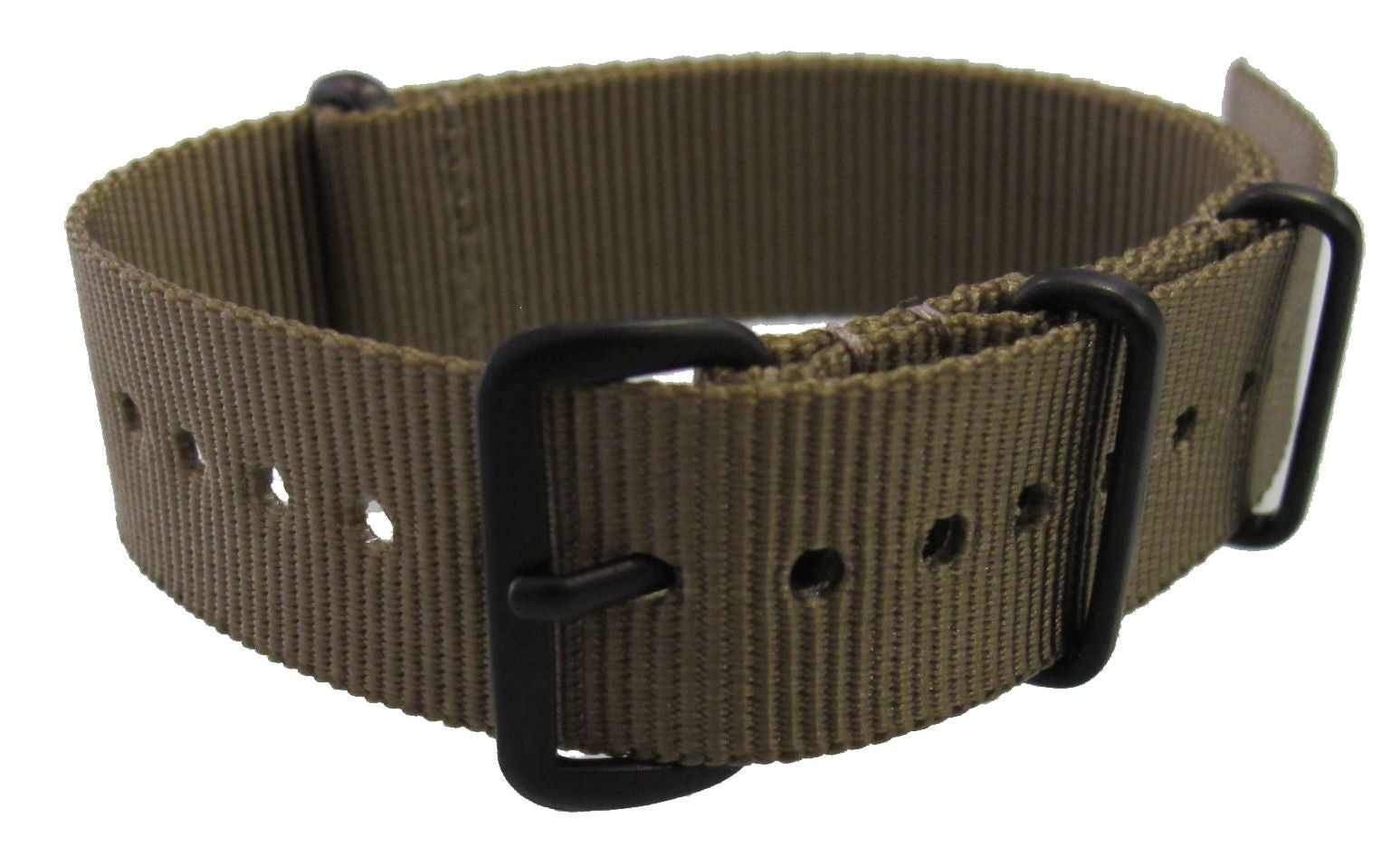 Bracelet nylon NATO Marron PVD