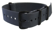 Bracelet nylon NATO Gris PVD
