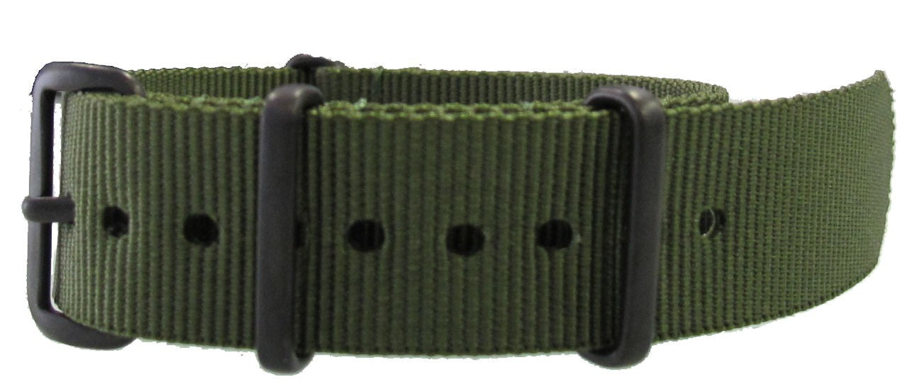 Bracelet nylon NATO Vert PVD