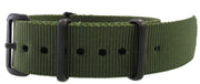 Bracelet nylon NATO Vert PVD