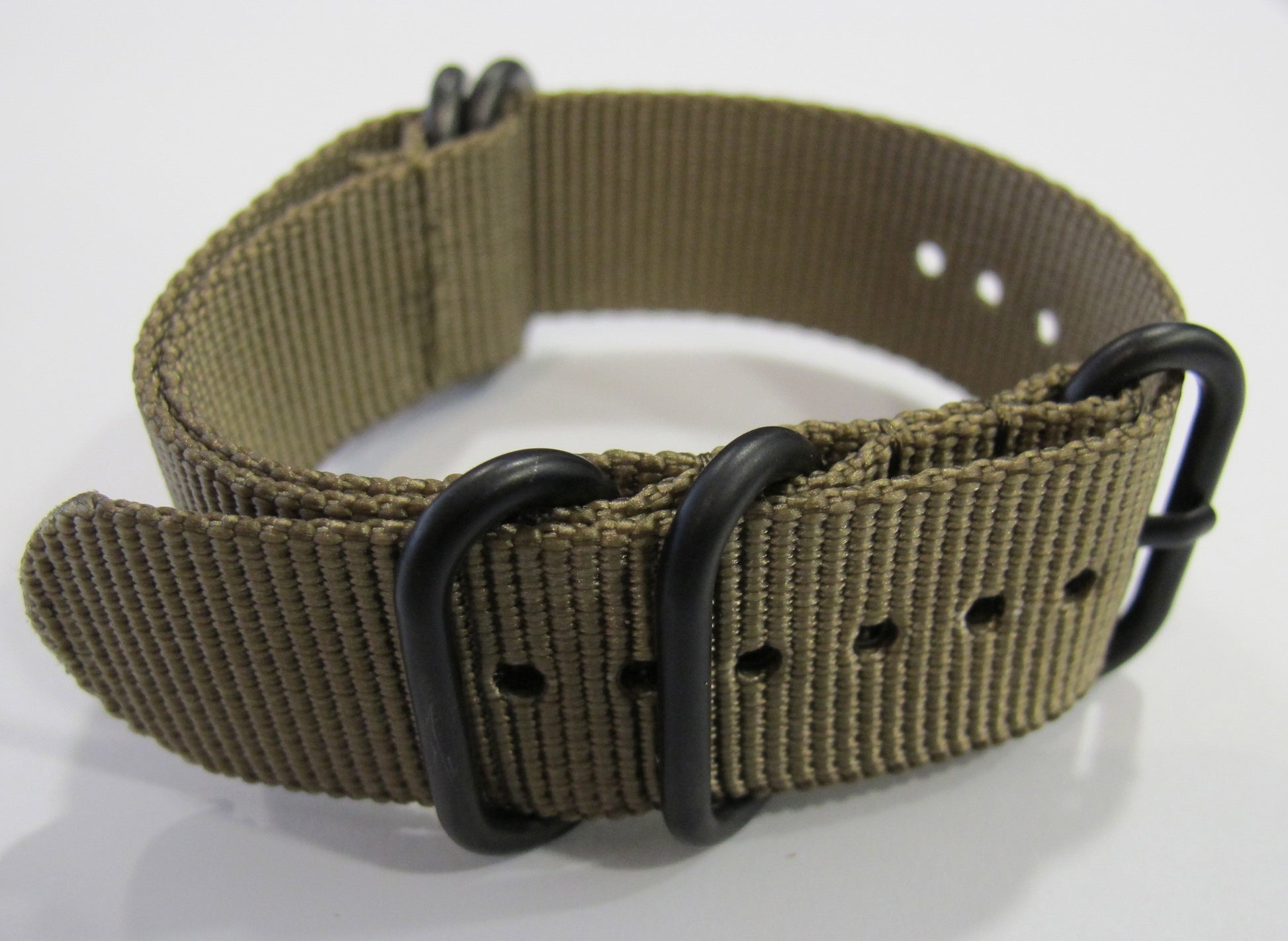Bracelet nylon nato Zulu Extrême PVD Khaki