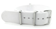 Bracelet Nylon Nato Blanc