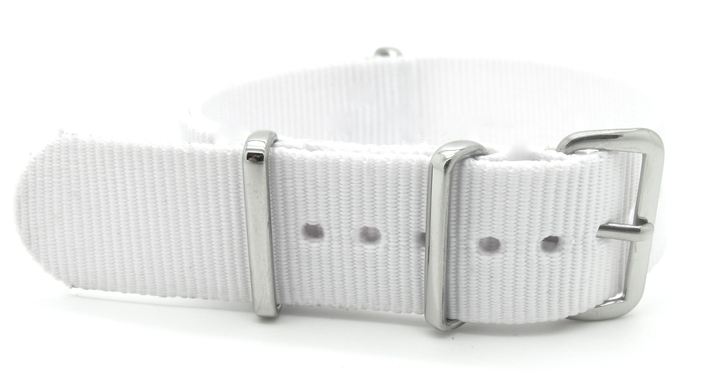 Bracelet Nylon Nato Blanc