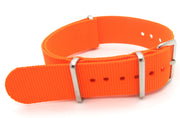 Bracelet nylon NATO Orange Fluo