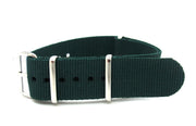 Bracelet nylon NATO vert émeraude 