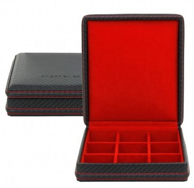 Boîte à boutons de manchettes Carbon