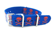 Bracelet nylon NATO tête de mort - vue principale