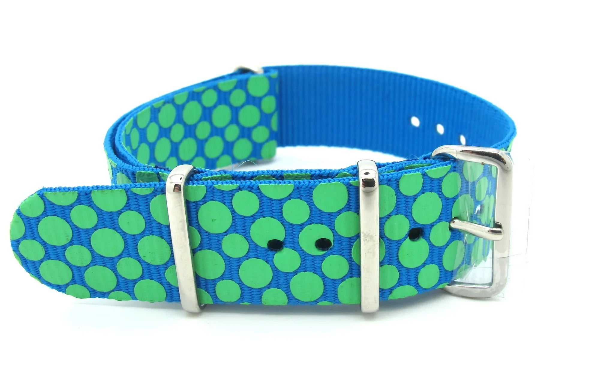 Bracelet nylon NATO point vert - vue principale