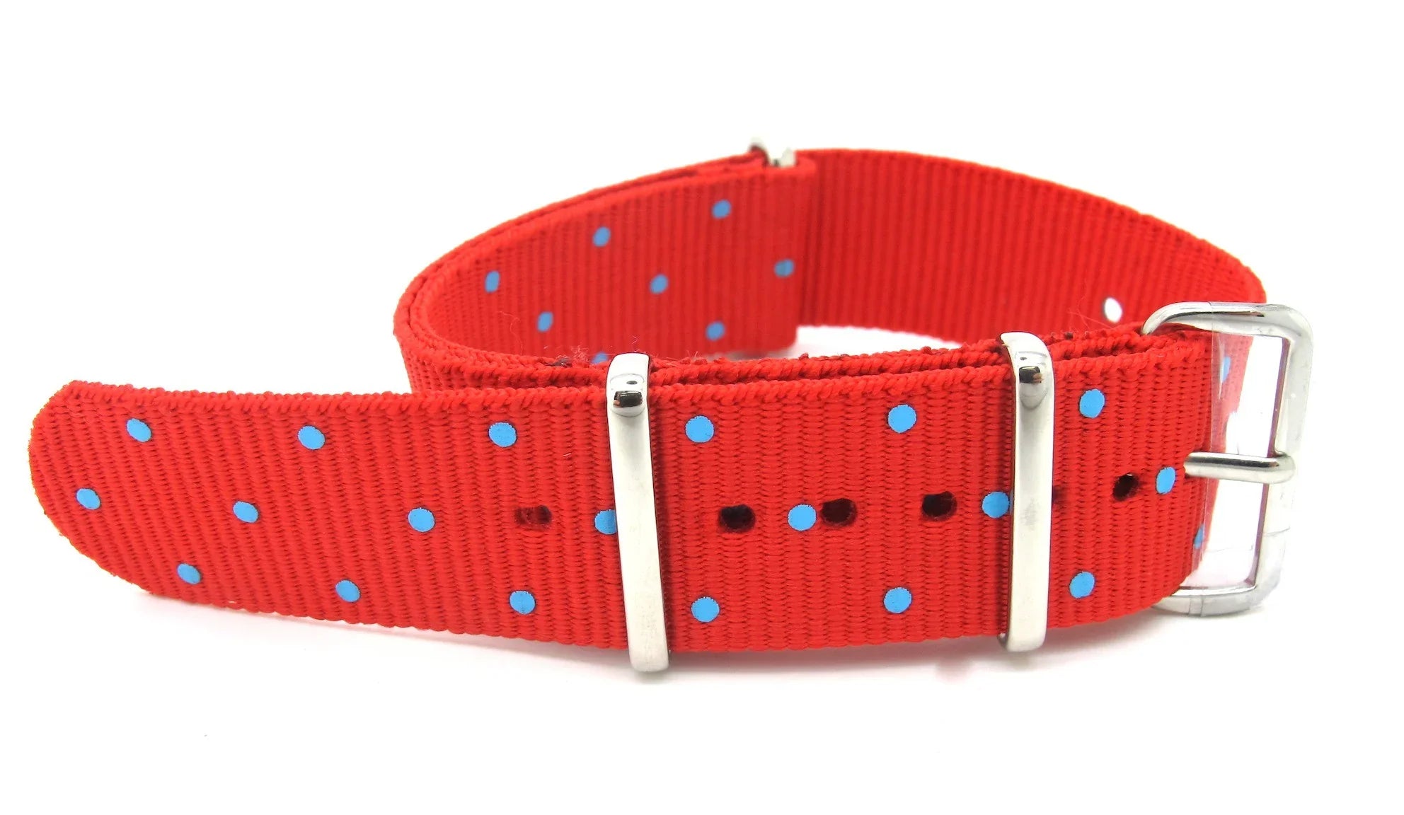 Bracelet nylon NATO points gris - vue principale