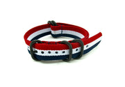 Bracelet Nylon NATO ZULU EXTREME PVD Bleu/Blanc/Rouge
