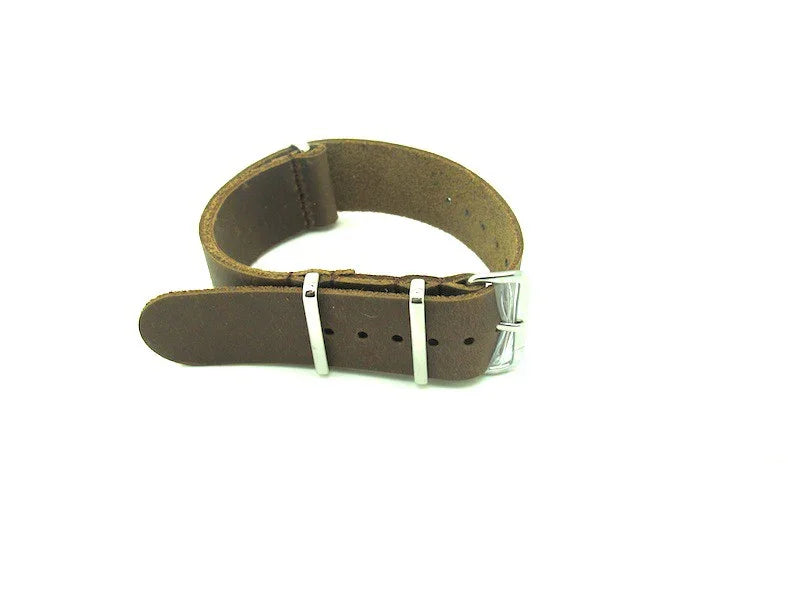 Bracelet Nato cuir LN76 - vue principale