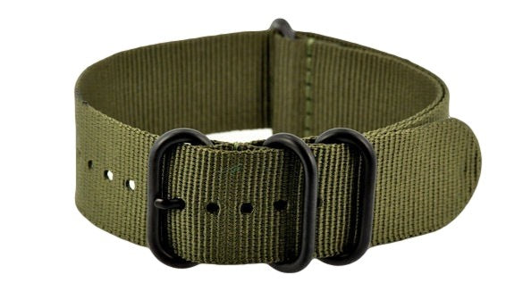 Bracelet nylon NATO ZULU EXTREME PVD vert