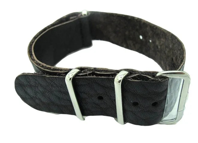 Bracelet Nato cuir LN66 - vue principale