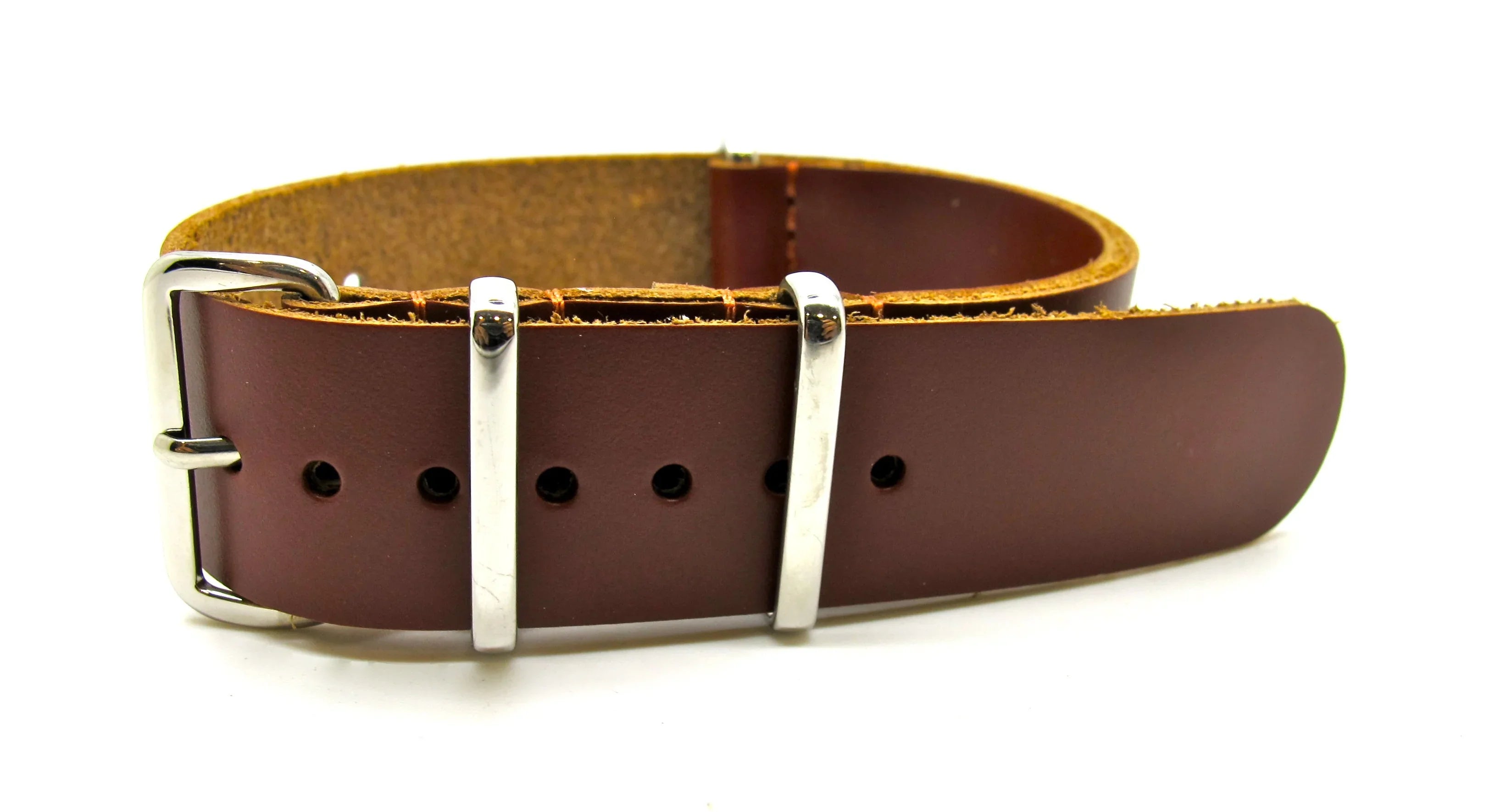 Bracelet Nato cuir LN84 - vue principale