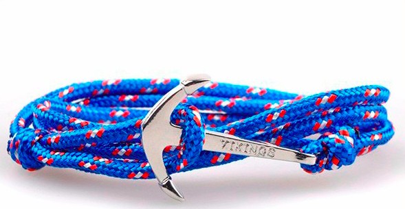 Steel anchor bracelet